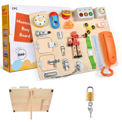 Wooden Busy Board