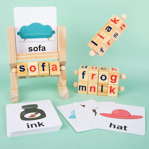Spinning Alphabet Blocks