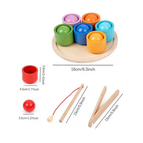 Rainbow Ball & Cups