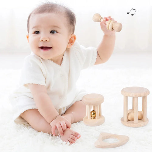 Wooden Monterossi 4-piece toys
