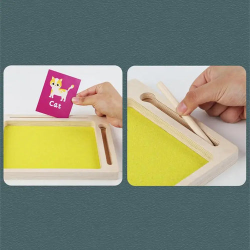 Wooden Montessori Sand Tray