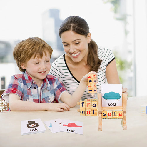 Spinning Alphabet Blocks