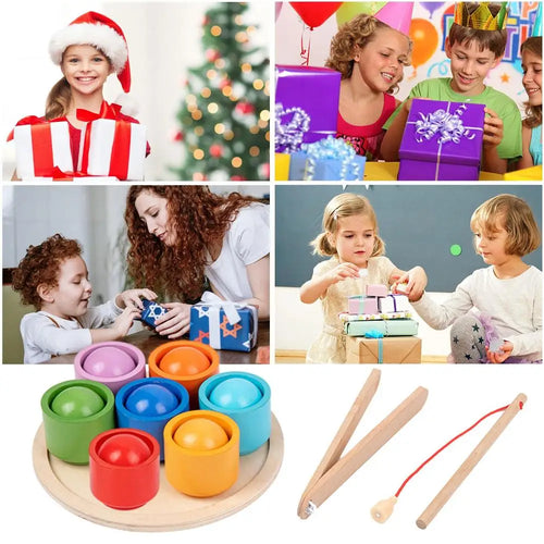 Rainbow Ball & Cups