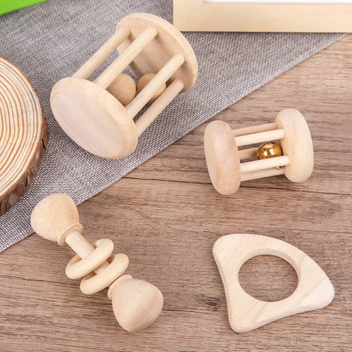Wooden Monterossi 4-piece toys