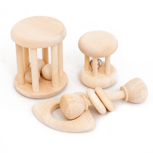 Wooden Monterossi 4-piece toys
